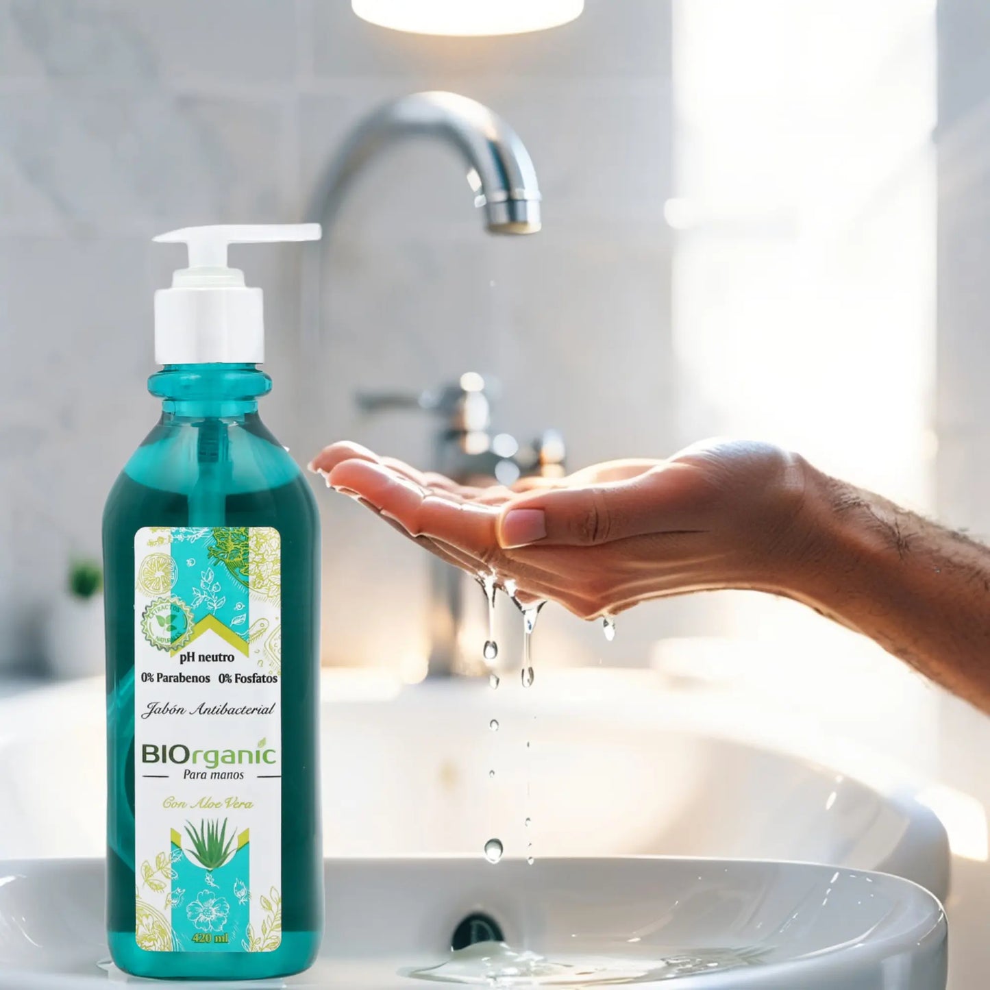 Jabón Líquido Antibacterial Biorganic
