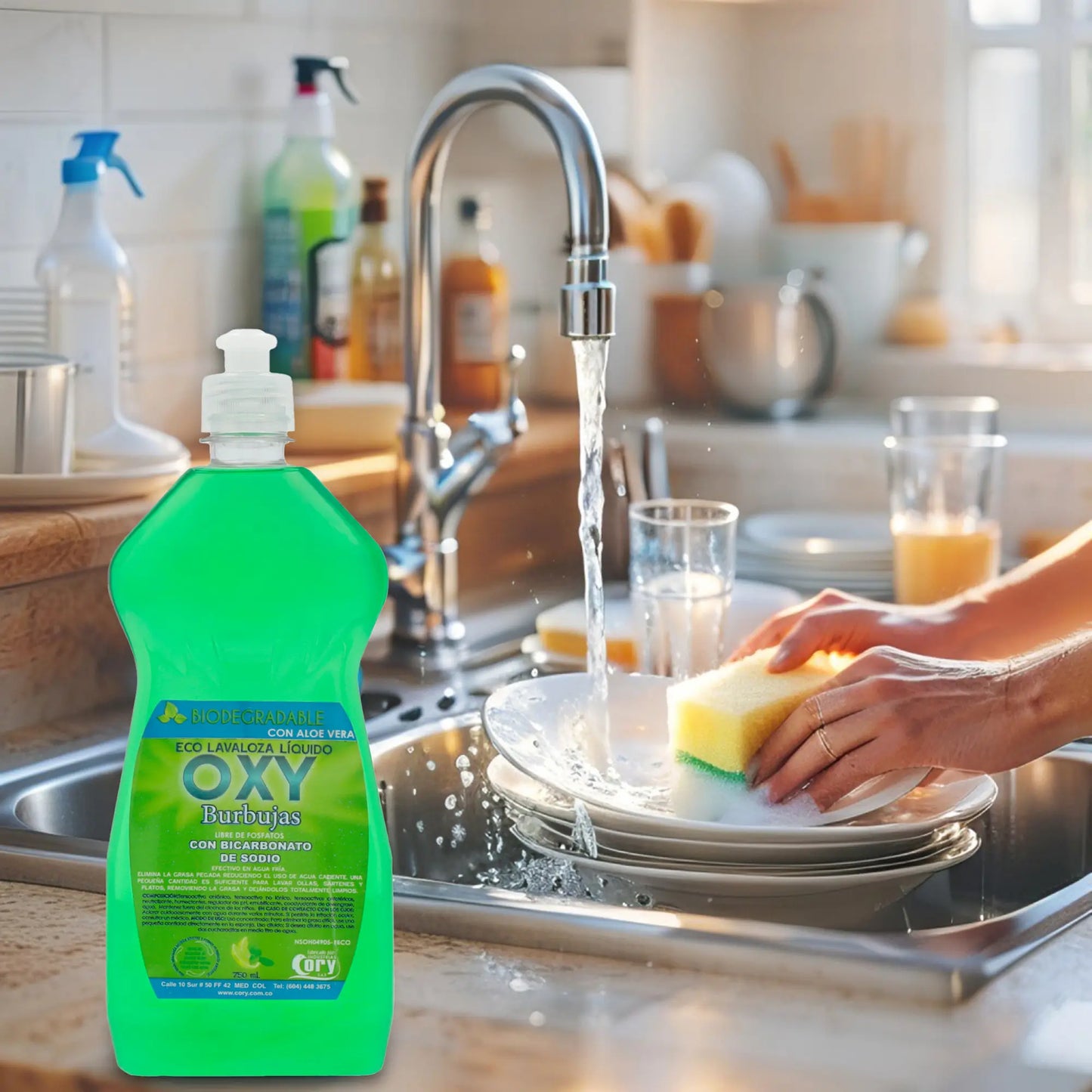EcoLavalozaLiquidoBurbujasOxylimonx750ml