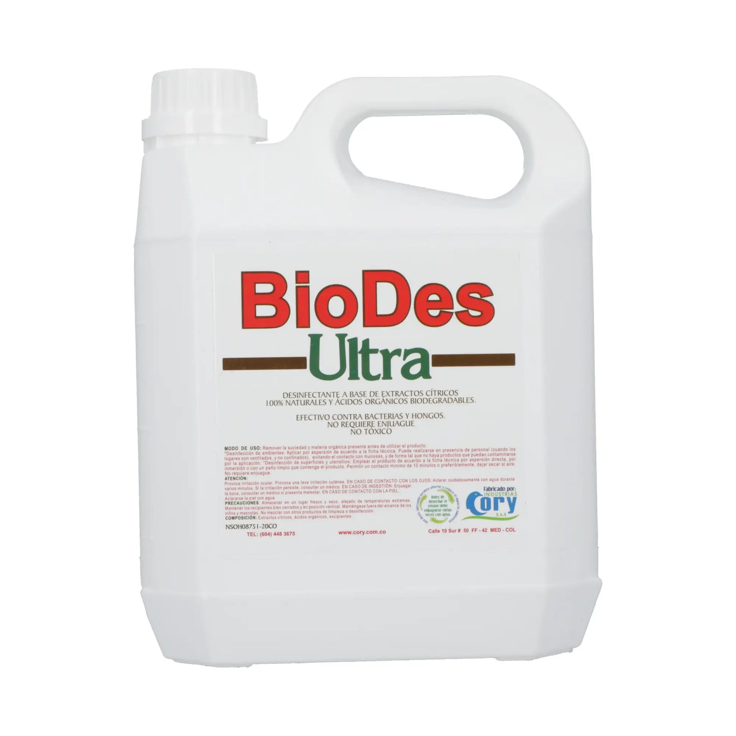 Desinfectante Orgánico Biodes Ultra