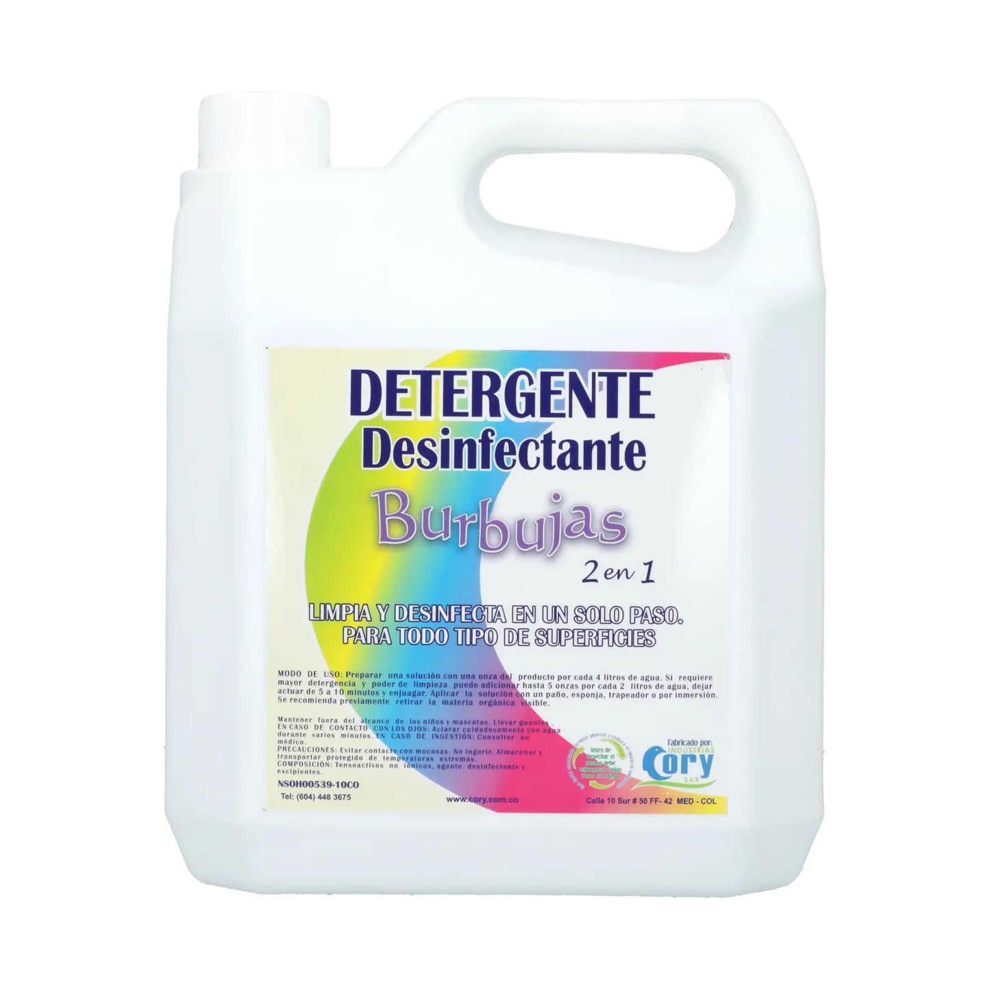 Detergente Desinfectante Burbujas Fresh