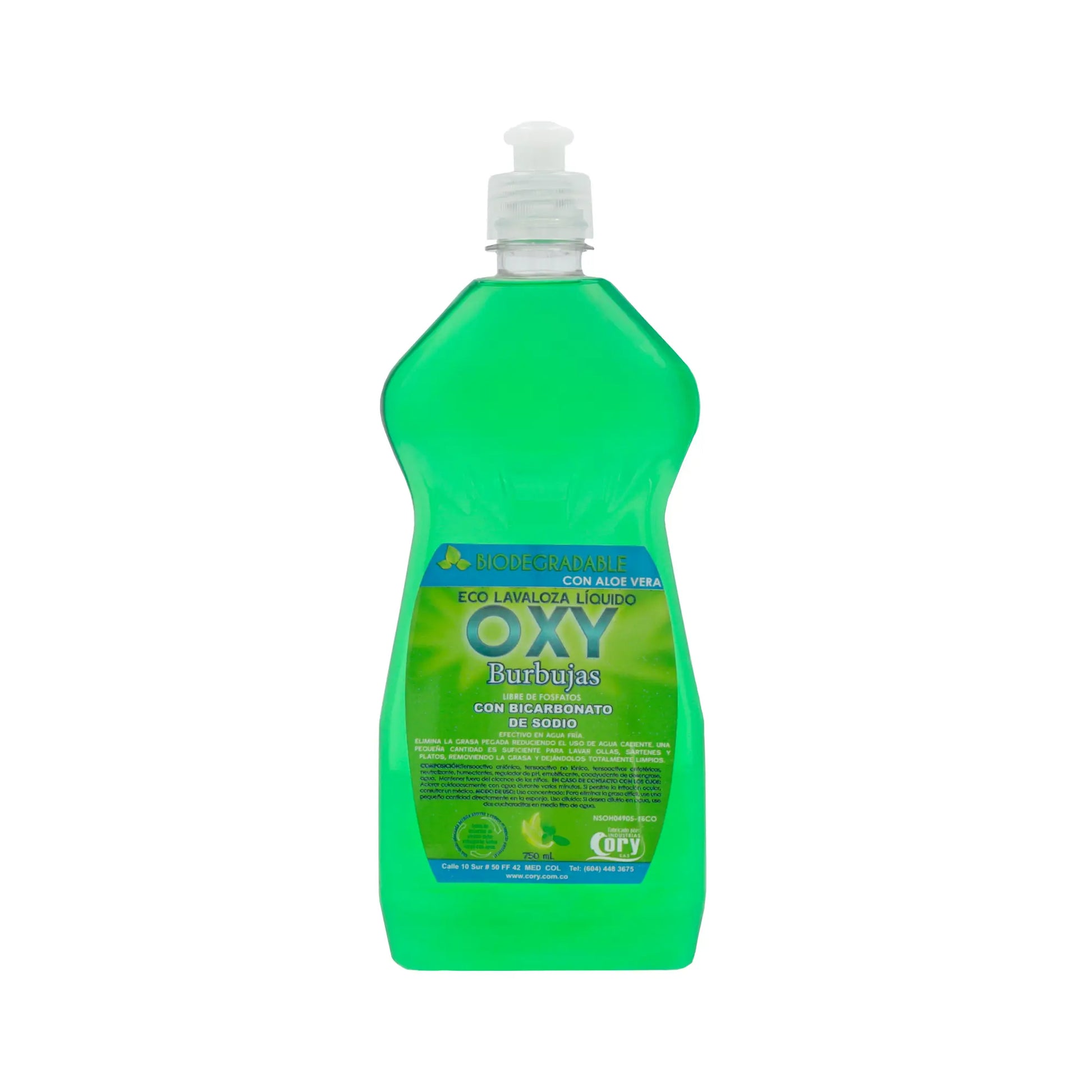 EcoLavalozaLiquidoBurbujasOxylimonx750ml