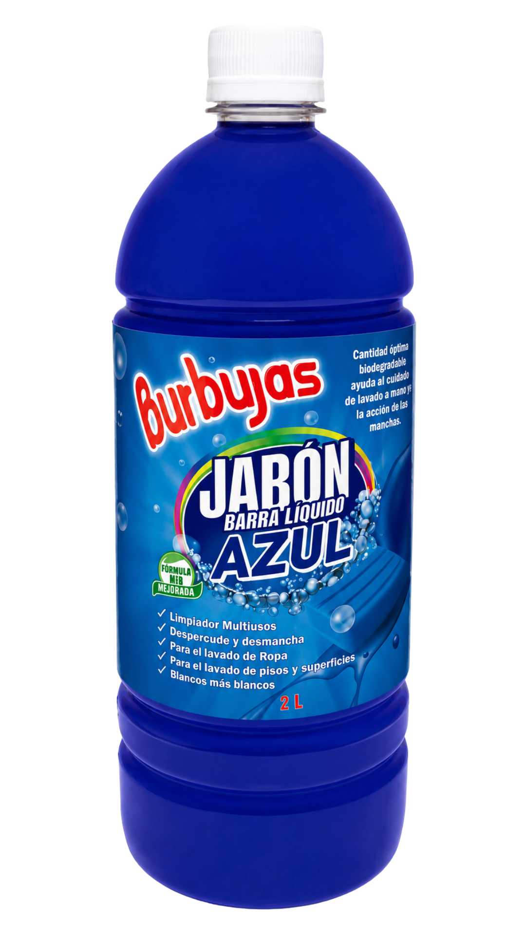Jabón Barra Líquido Azul