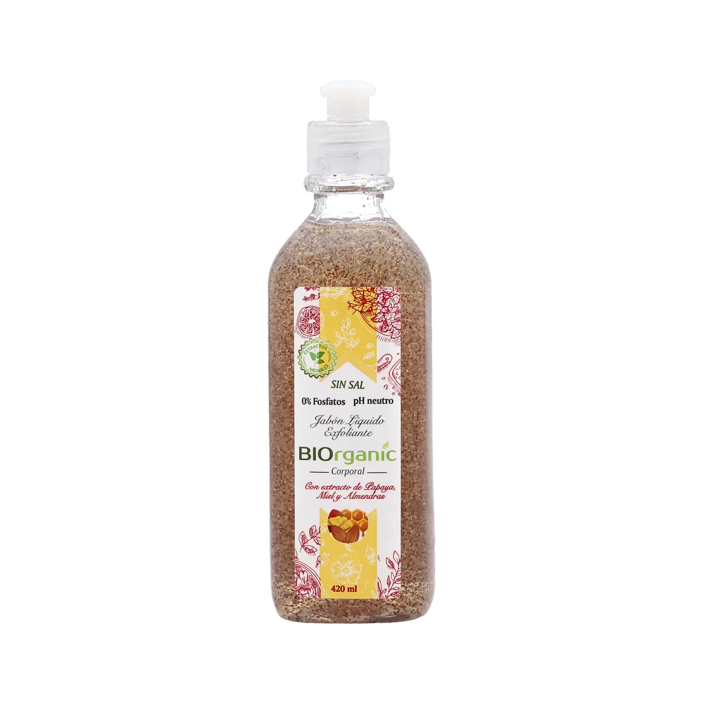 Jabón Exfoliante Papaya Miel & Almendras
