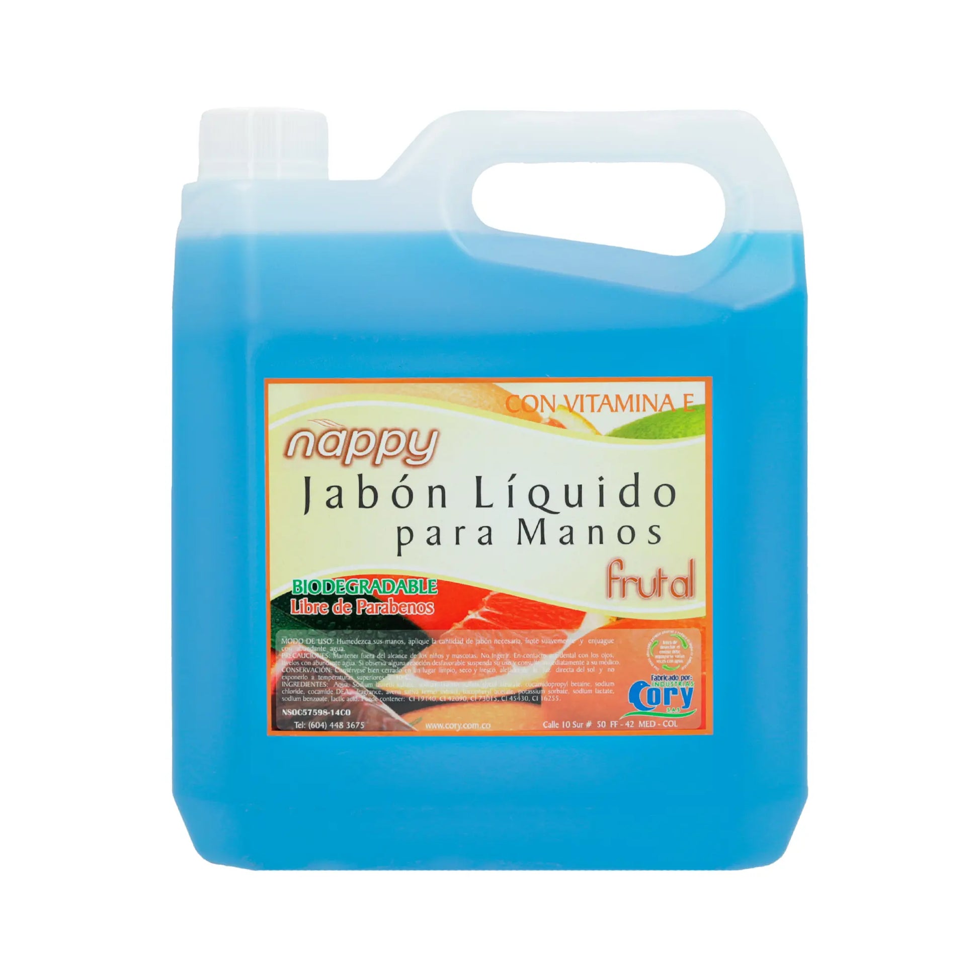 JabonliquidoparamanosNappyFrutalx4L