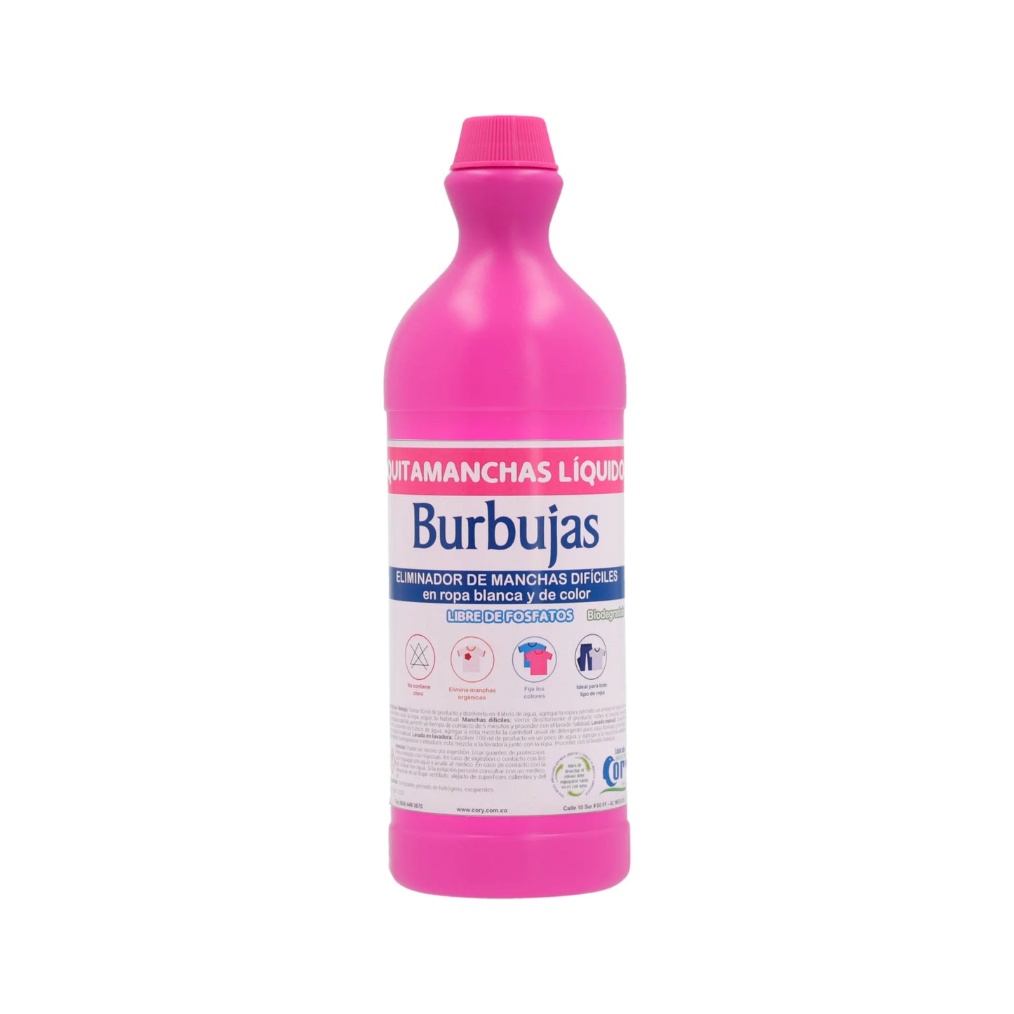 Quitamanchas Líquido Burbujas