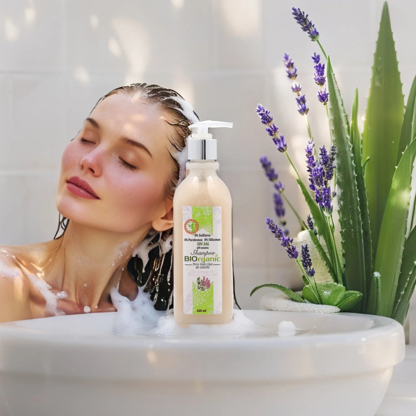 Shampoo Biorganic Romero & Lavanda