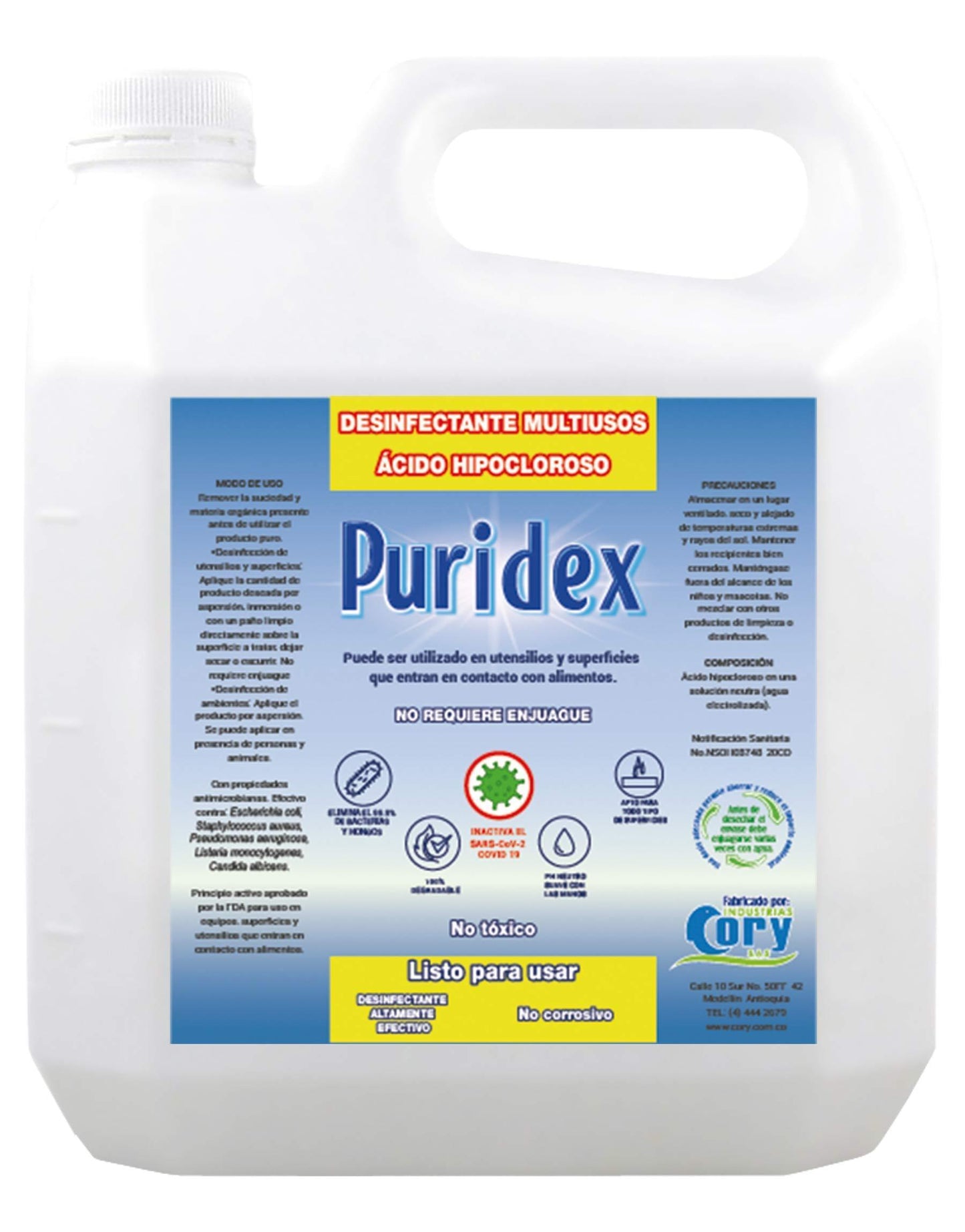 Desinfectante Multiusos Puridex Listo para usar