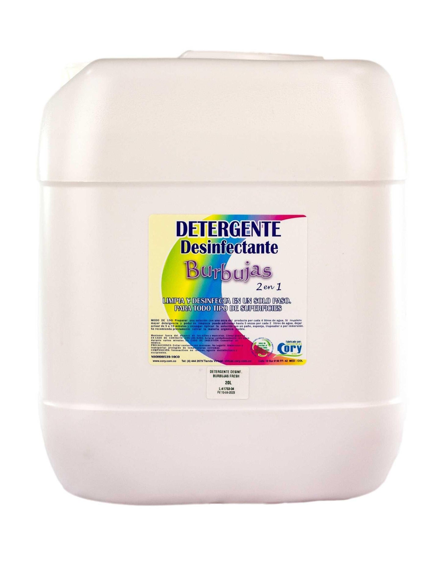 Detergente Desinfectante Burbujas Fresh