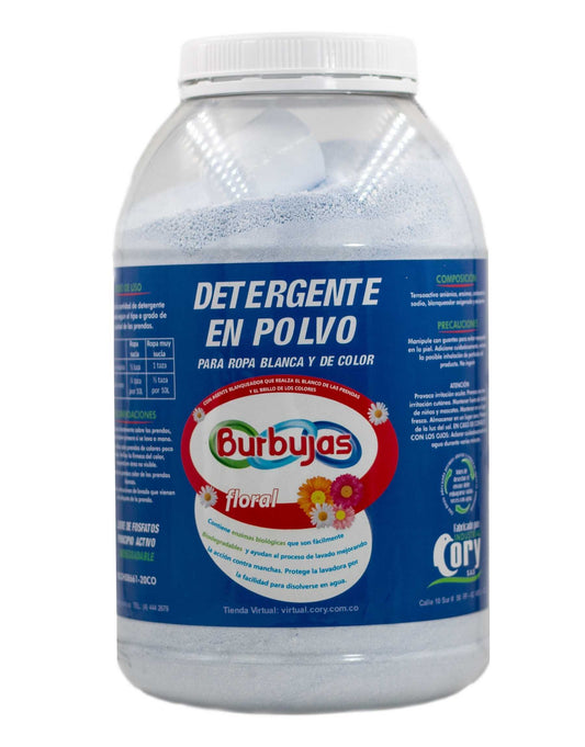 Detergente en Polvo Burbujas