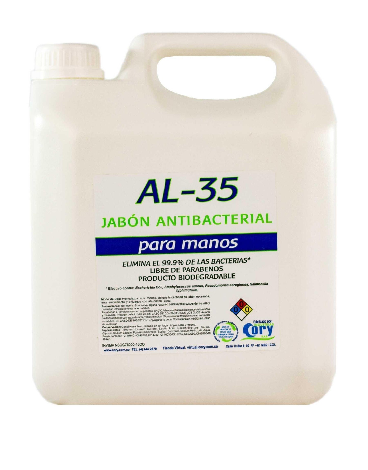 Jabón Líquido Antibacterial AL-35