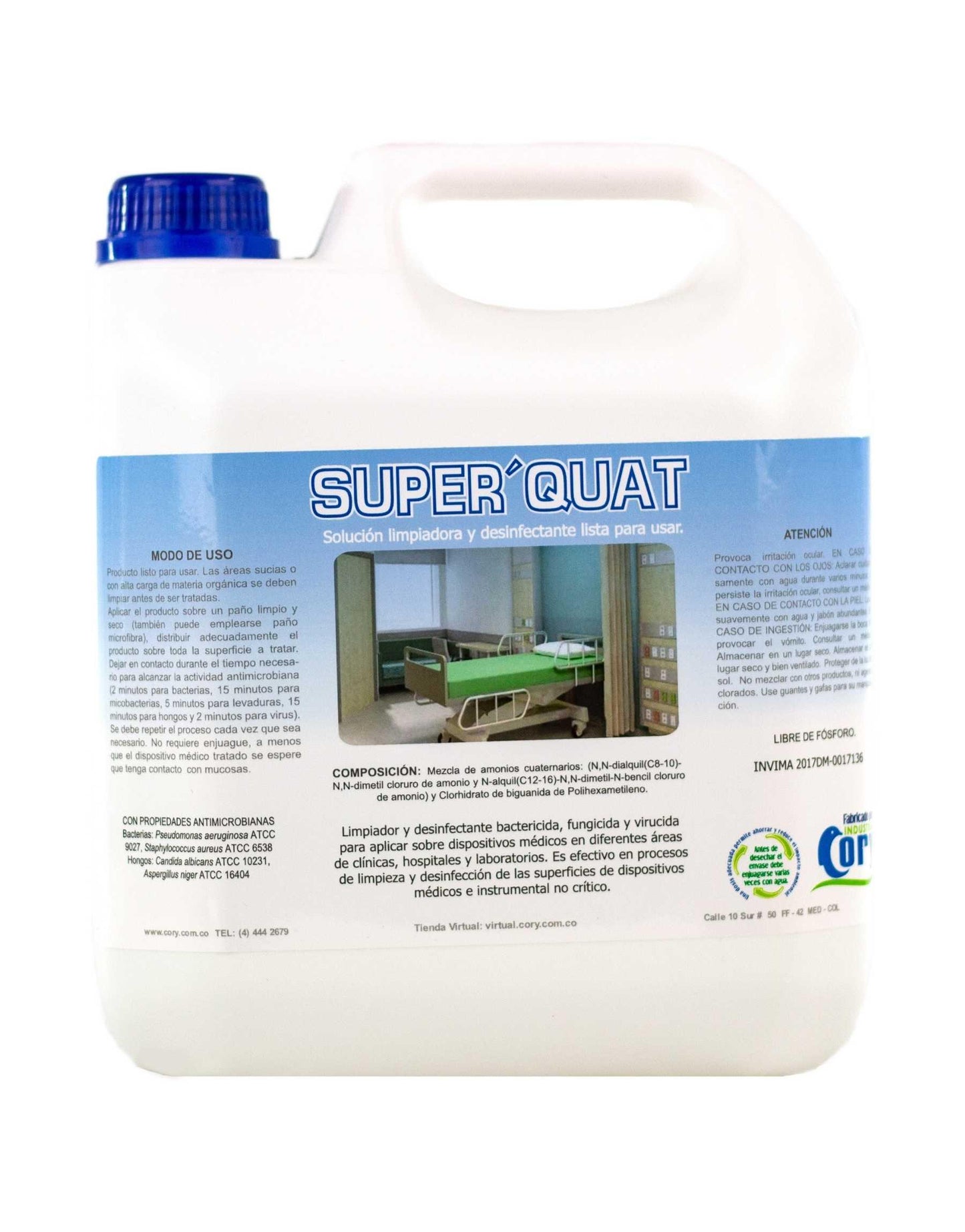 Limpiador Desinfectante Super’Quat Listo para usar